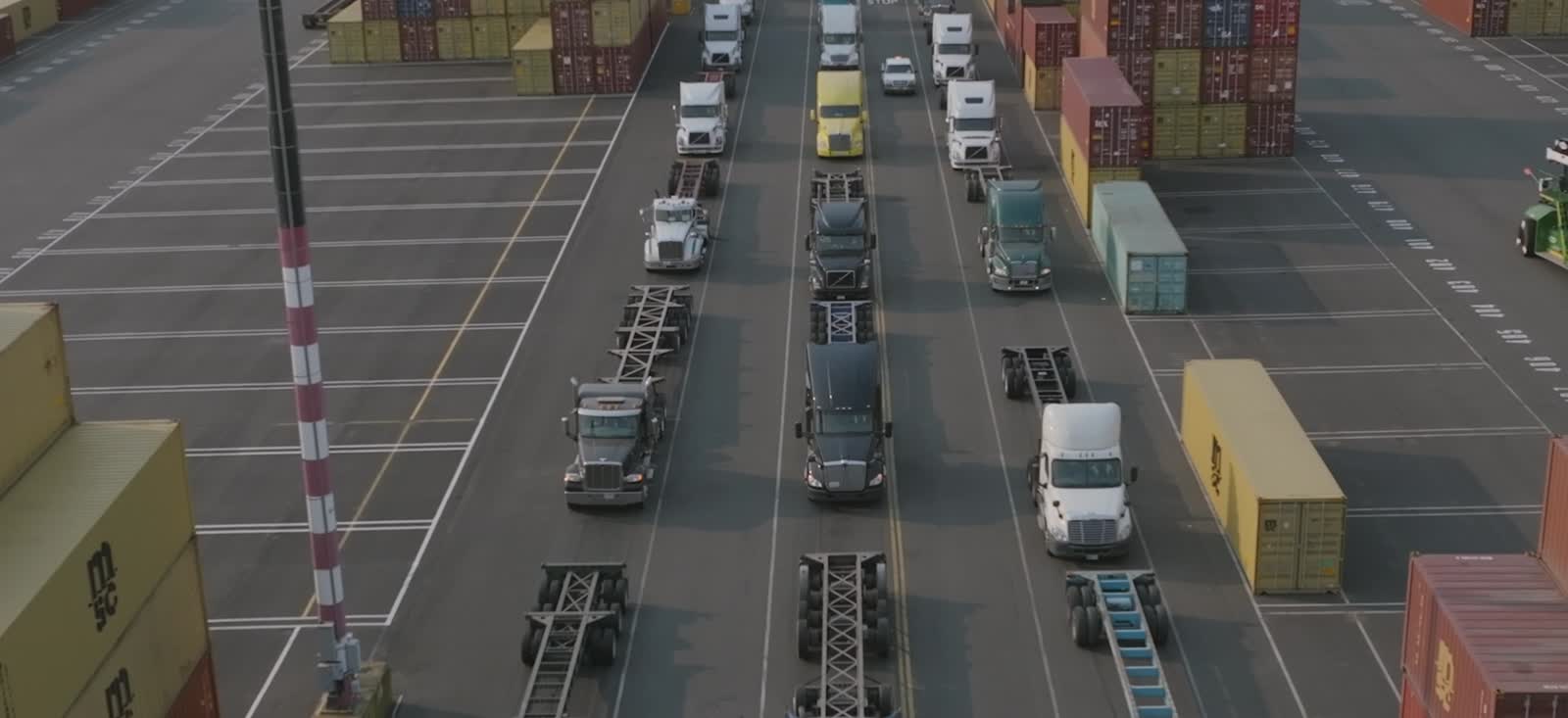 Flatbed truck